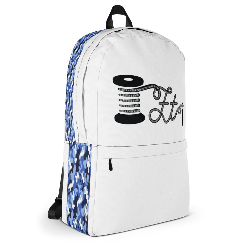 Blue Camo Backpack